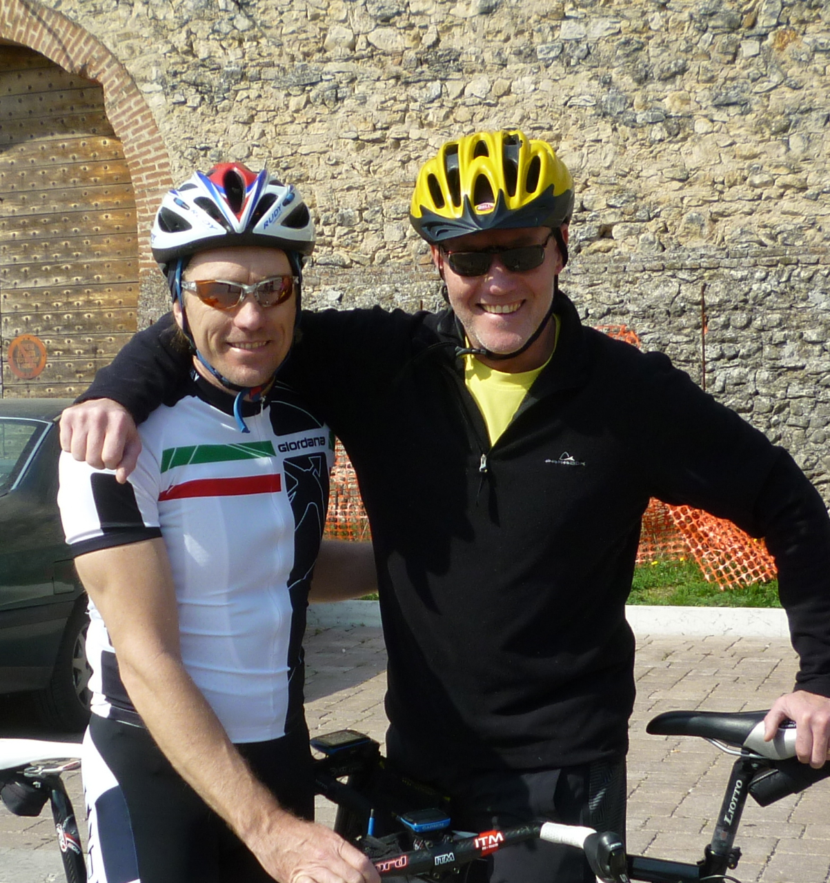 guest with vernon cycling holidays dolomites